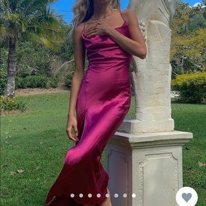 Princess Polly Maxi Slip Dress Pink NWT!!